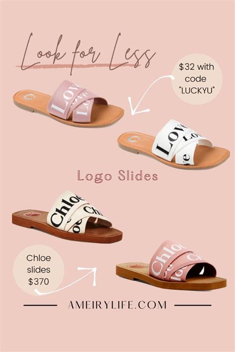 chloe fake slides|chloe shoes dupes.